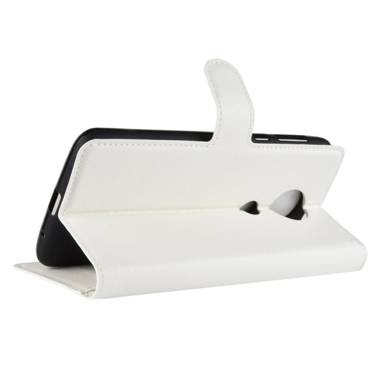 Litchi Texture Horizontal Flip Leather Case for Motorola Moto E5 Plus (Brazil / EU Version), with Wallet & Holder & Card Slots