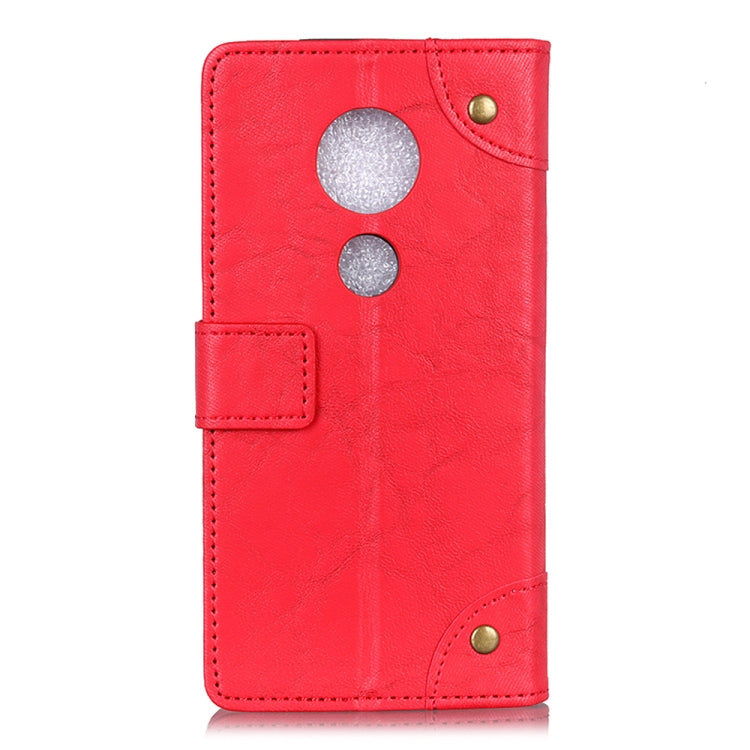 Copper Buckle Retro Crazy Horse Texture Horizontal Flip Leather Case for Motorola Moto G7 / G7+, with Holder & Card Slots & Wallet