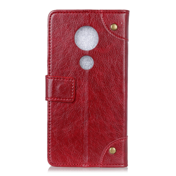 Copper Buckle Nappa Texture Horizontal Flip Leather Case for Motorola Moto G7 / G7+, with Holder & Card Slots & Wallet