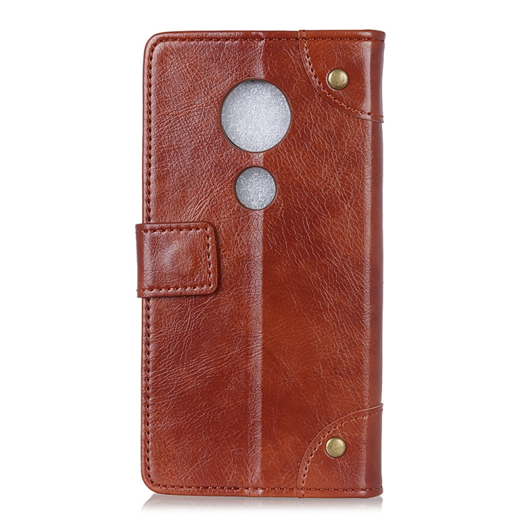 Copper Buckle Nappa Texture Horizontal Flip Leather Case for Motorola Moto G7 / G7+, with Holder & Card Slots & Wallet