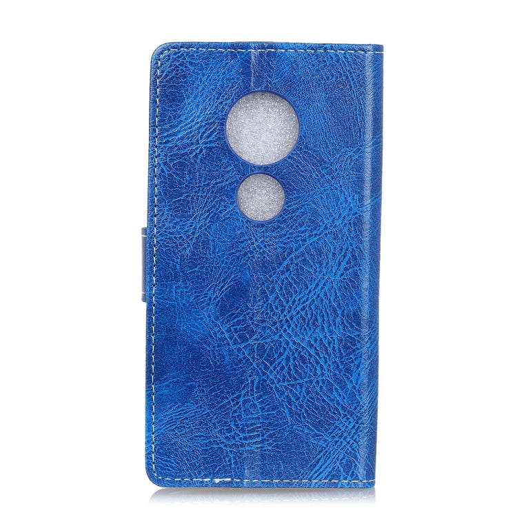 Retro Crazy Horse Texture Horizontal Flip Leather Case for Motorola Moto G7 / G7+, with Wallet & Holder & Card Slots & Photo Frame