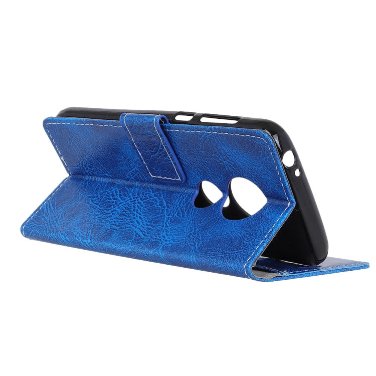 Retro Crazy Horse Texture Horizontal Flip Leather Case for Motorola Moto G7 / G7+, with Wallet & Holder & Card Slots & Photo Frame