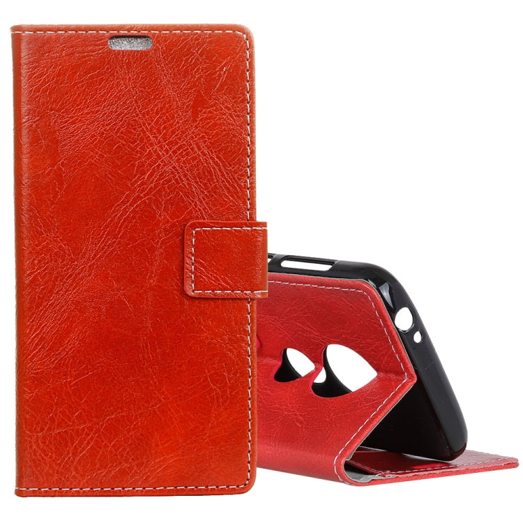 Retro Crazy Horse Texture Horizontal Flip Leather Case for Motorola Moto G7 / G7+, with Wallet & Holder & Card Slots & Photo Frame