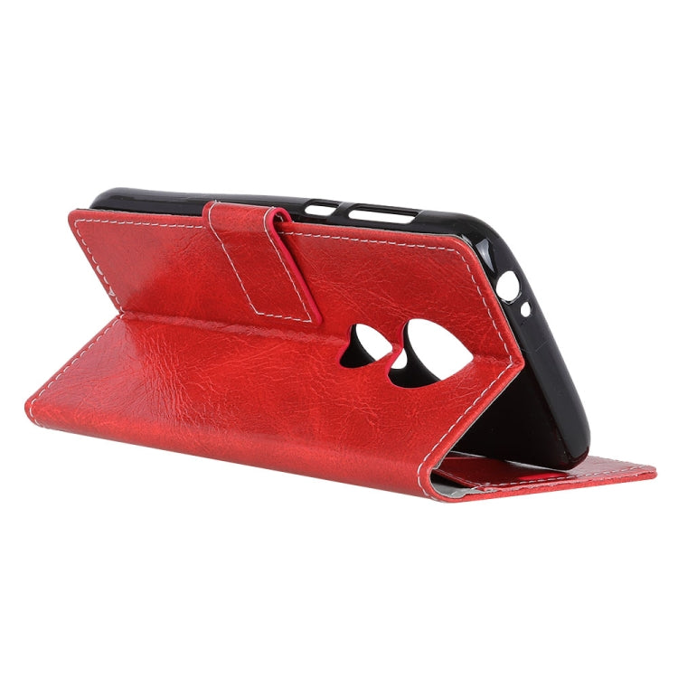 Retro Crazy Horse Texture Horizontal Flip Leather Case for Motorola Moto G7 / G7+, with Wallet & Holder & Card Slots & Photo Frame