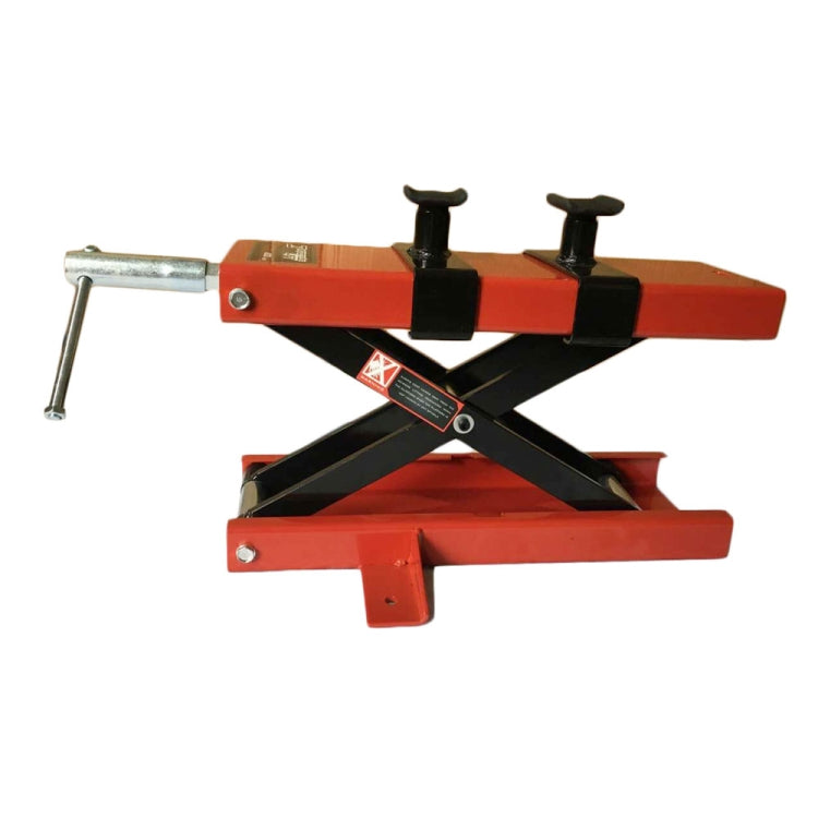 [US Warehouse] Steel Scissor Lifting Adjustable Platform for Motorcycle, with Fixation Clamp, Load-bearing: 1100lbs