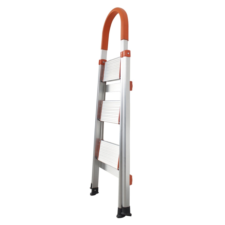 [US Warehouse] Aluminum Foldable Multi-purpose Non-slip 3-step D-shape Unloading Ladder Work Platform Scaffold