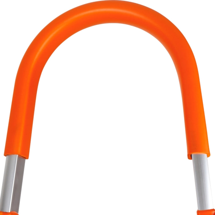 [US Warehouse] Aluminum Foldable Multi-purpose Non-slip 3-step D-shape Unloading Ladder Work Platform Scaffold