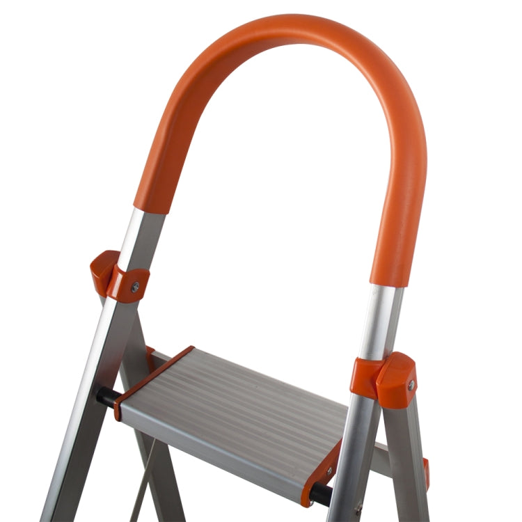 [US Warehouse] Aluminum Foldable Multi-purpose Non-slip 2-step D-shape Unloading Ladder Work Platform Scaffold