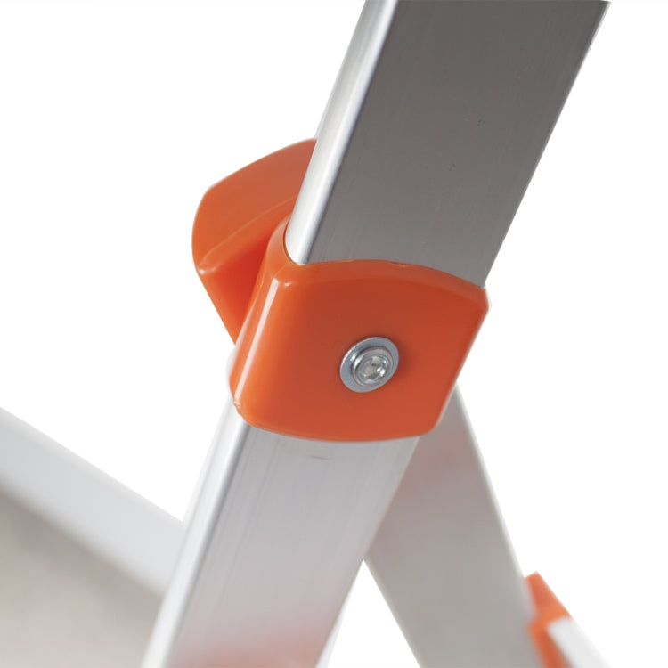 [US Warehouse] Aluminum Foldable Multi-purpose Non-slip 2-step D-shape Unloading Ladder Work Platform Scaffold