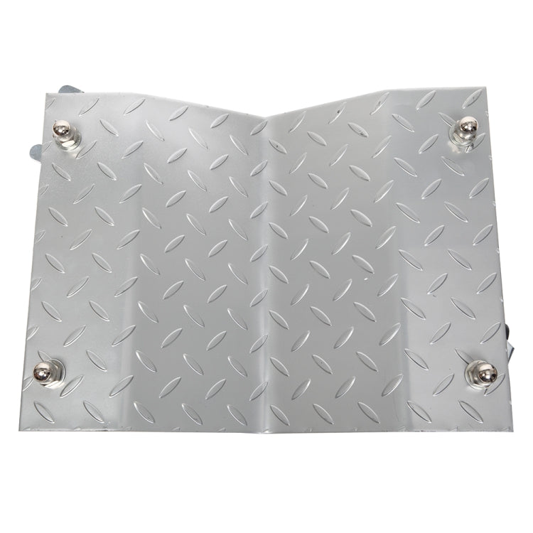 [US Warehouse] 4 PCS V-shaped Non-slip Diamond Car Wheel Dolly with 3 inch Casters & Brakes, Bearable Weight: 1000lbs(Silver)