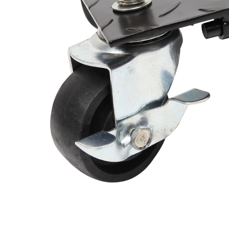 [US Warehouse] 4 PCS V-shaped Non-slip Diamond Car Wheel Dolly with 3 inch Casters & Brakes, Bearable Weight: 1000lbs
