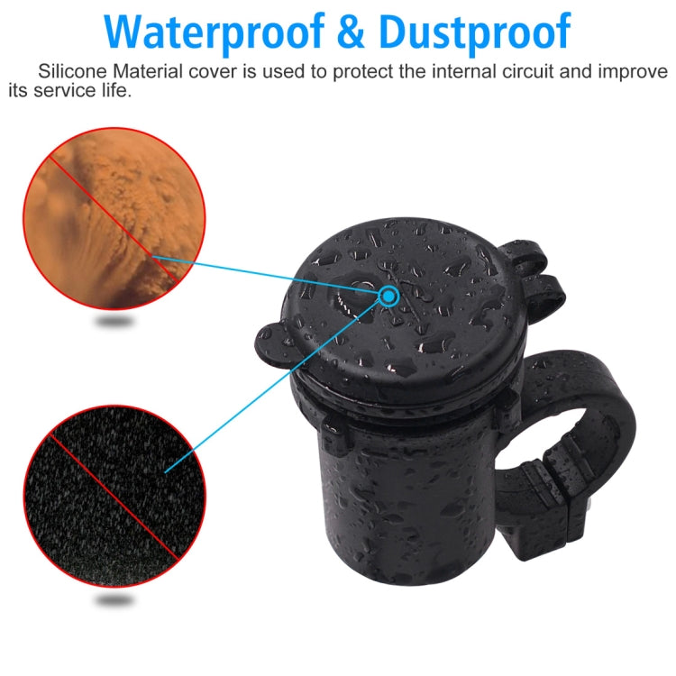 Motorcycle Waterproof DC DC 9-24V 5V / 1.5A USB Phone Charger Adapter, with Indicator Light