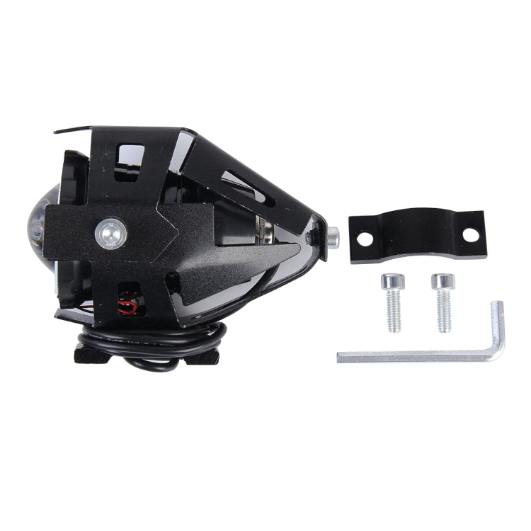 U7 10W 1000LM CREE LED Life Waterproof Headlamp Light with Angel Eyes Light for Motorcycle / SUV, DC 12V