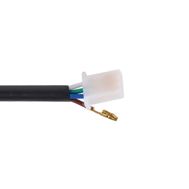 24W 12 LED Circular Motorcycle Headlight Lamp with Angle Eye(White Light + Blue Light), DC 8-36V