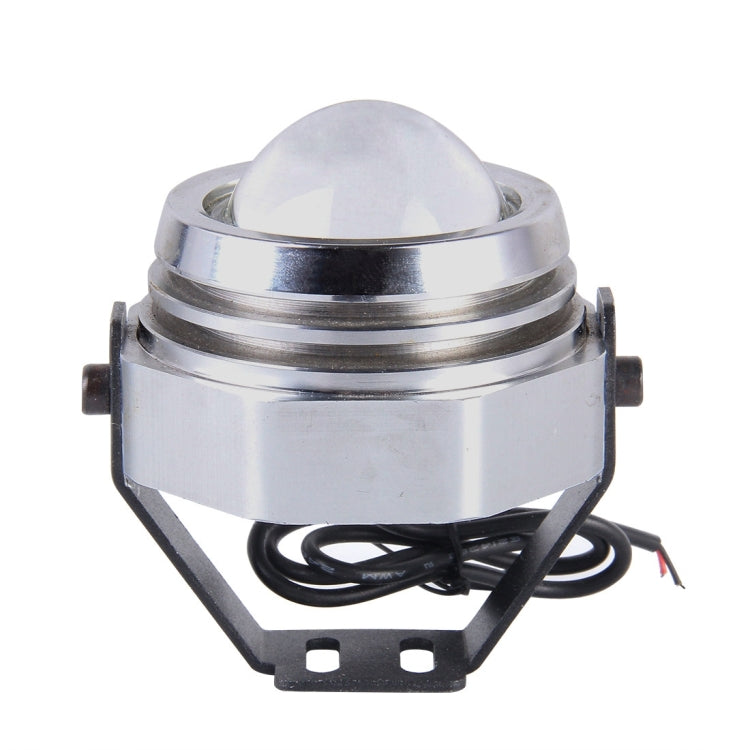 10W 500LM 5500K COB LED White Hexagon Motorcycle Headlight Lamp Eagle Eye Light, DC 12V