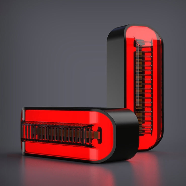 2 PCS D12V Motorcycle LED Waterproof Dynamic Blinker Side Lights Flowing Water Turn Signal Light without Handle