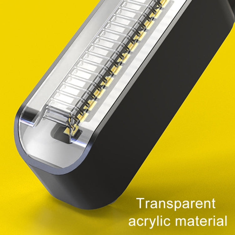 2 PCS D12V Motorcycle LED Waterproof Dynamic Blinker Side Lights Flowing Water Turn Signal Light without Handle