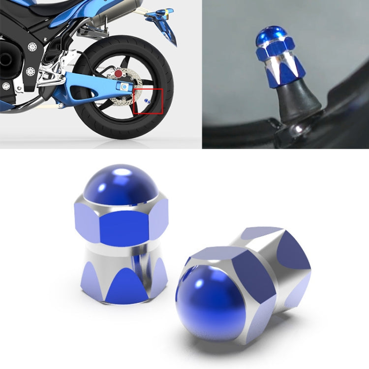 2 PCS Motorcycles Gas Cap Mouthpiece Cover Tire Cap Tire Valve Caps