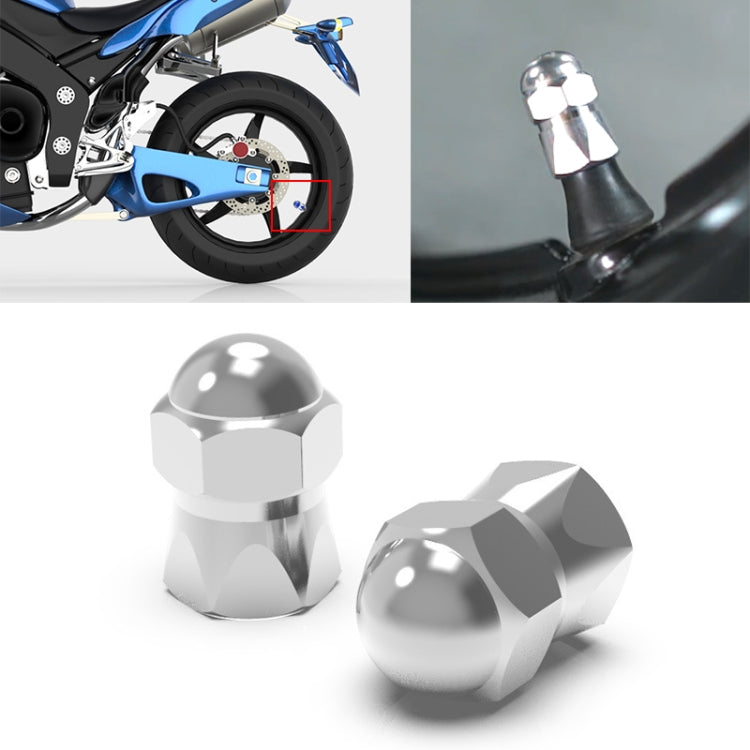 2 PCS Motorcycles Gas Cap Mouthpiece Cover Tire Cap Tire Valve Caps