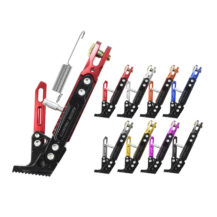 Motorcycle Modified Aluminum Alloy Side Tripod Adjustable Pedal Holder