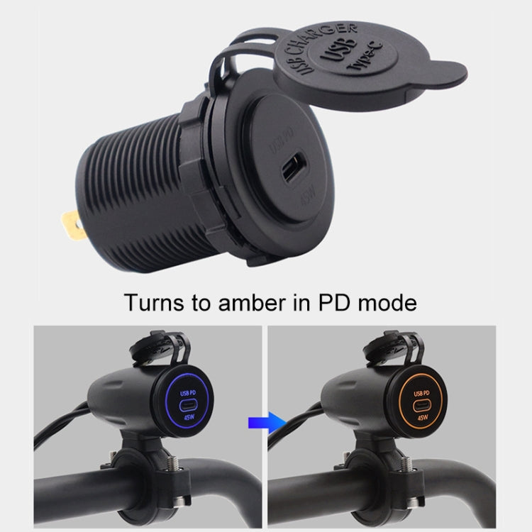 C5909-Z Motorcycle 45W PD Fast Charge Single Interface Charger