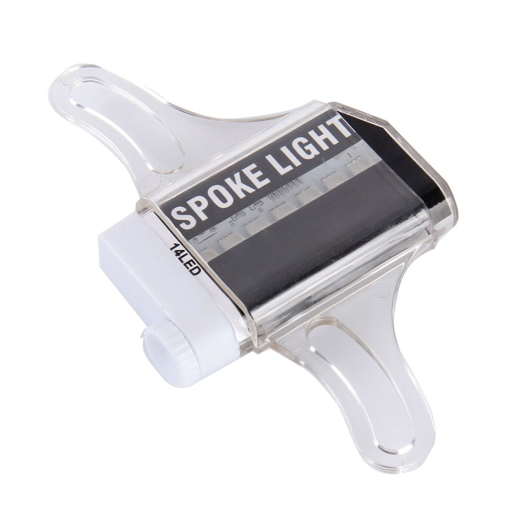 6W 14 LEDs Colorful Light Bicycle Wheel Lights(Black)