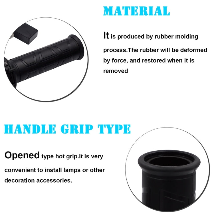 CS-095A1 Motorcycle Modified Adjustable Temperature Electric Heating Hand Cover Heated Grip Handlebar