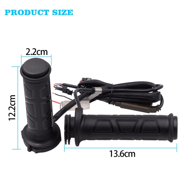 CS-095B1 Motorcycle Modified Adjustable Temperature Electric Heating Hand Cover Heated Grip Handlebar, Seal Version