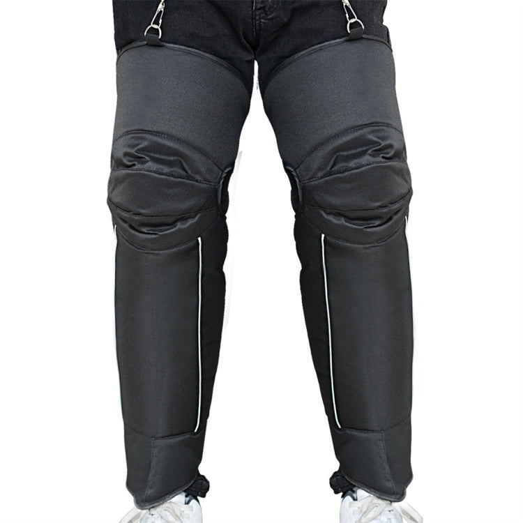 CS-865A1 Motorcycle Cold Protection Velvet Warm Lengthen Knee Pads Protector Cover(Black)