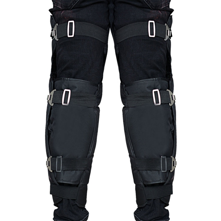 CS-865A1 Motorcycle Cold Protection Velvet Warm Lengthen Knee Pads Protector Cover(Black)