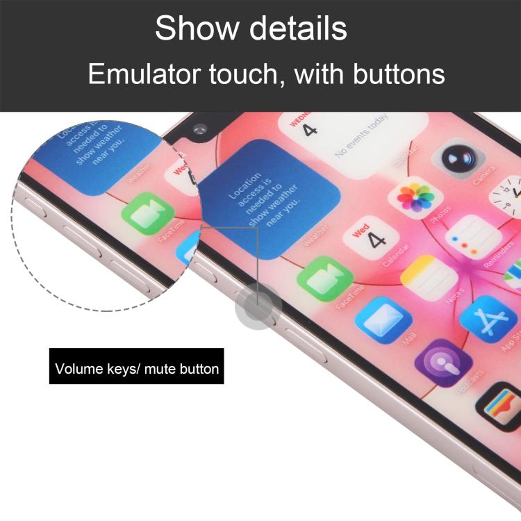 For iPhone 17e / 16e Color Screen Non-Working Fake Dummy Display Model