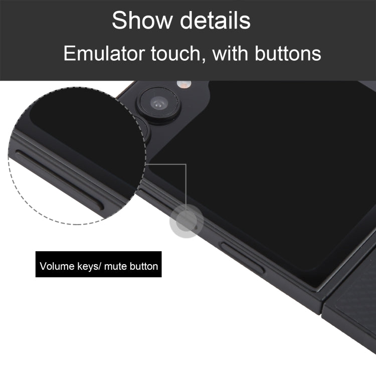 For Samsung Galaxy Z Flip6 Black Screen Non-Working Fake Dummy Display Model