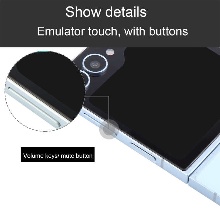 For Samsung Galaxy Z Flip6 Black Screen Non-Working Fake Dummy Display Model