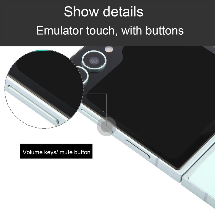For Samsung Galaxy Z Flip6 Black Screen Non-Working Fake Dummy Display Model