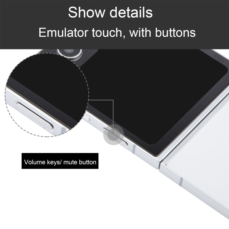 For Samsung Galaxy Z Flip6 Black Screen Non-Working Fake Dummy Display Model