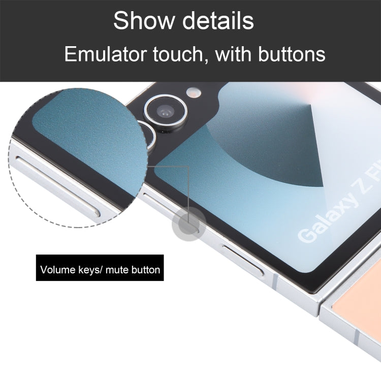 For Samsung Galaxy Z Flip6 Color Screen Non-Working Fake Dummy Display Model