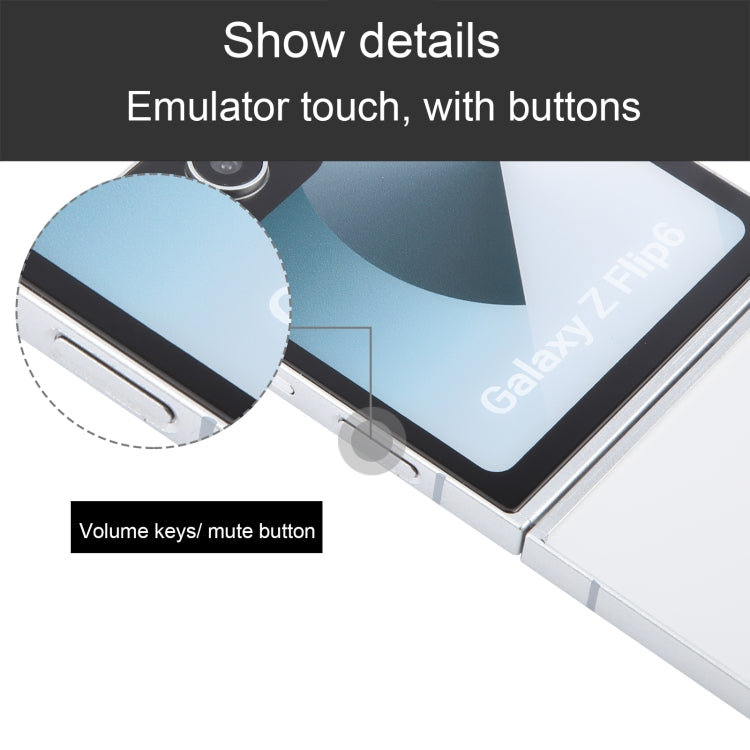 For Samsung Galaxy Z Flip6 Color Screen Non-Working Fake Dummy Display Model