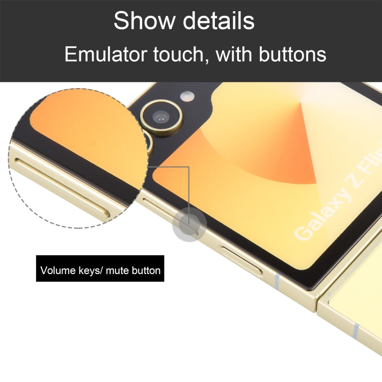 For Samsung Galaxy Z Flip6 Color Screen Non-Working Fake Dummy Display Model