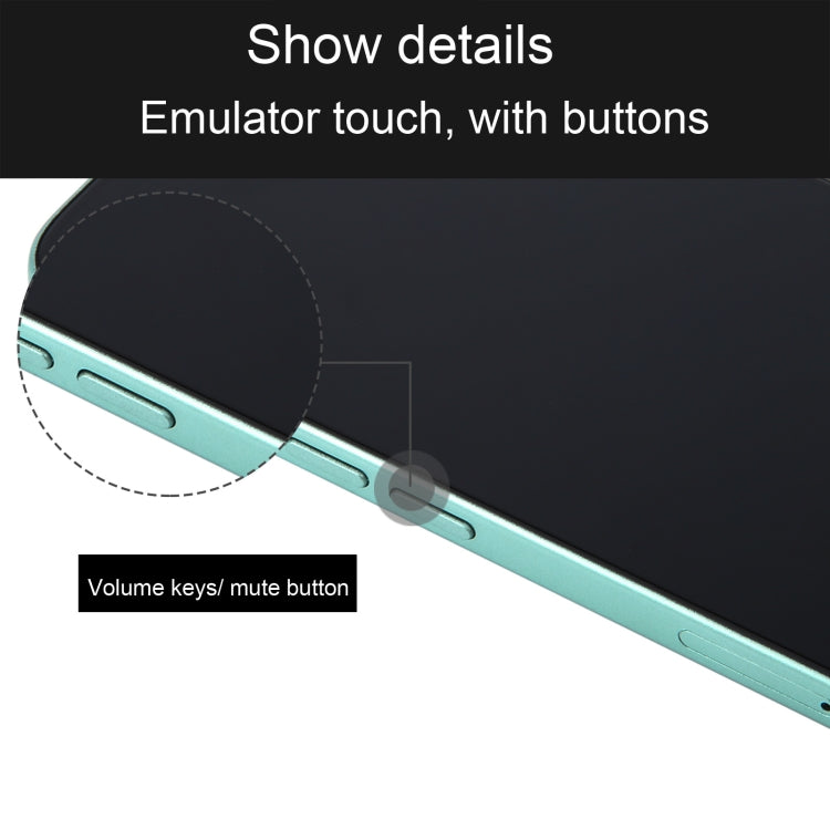 For iPhone 16 Black Screen Non-Working Fake Dummy Display Model