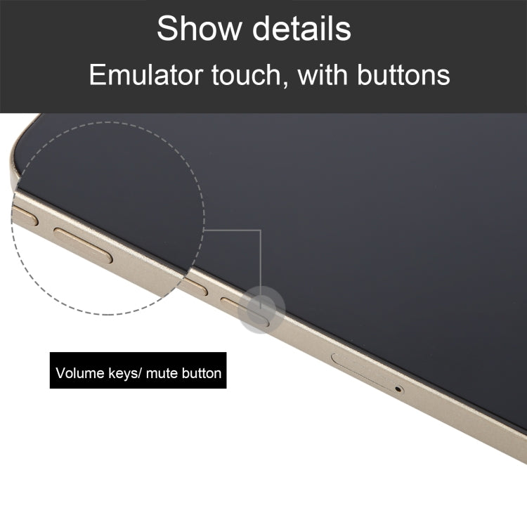 For iPhone 16 Pro Black Screen Non-Working Fake Dummy Display Model