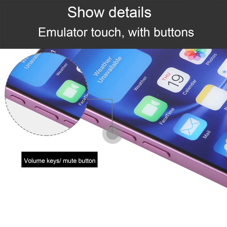 For iPhone 16 Color Screen Non-Working Fake Dummy Display Model