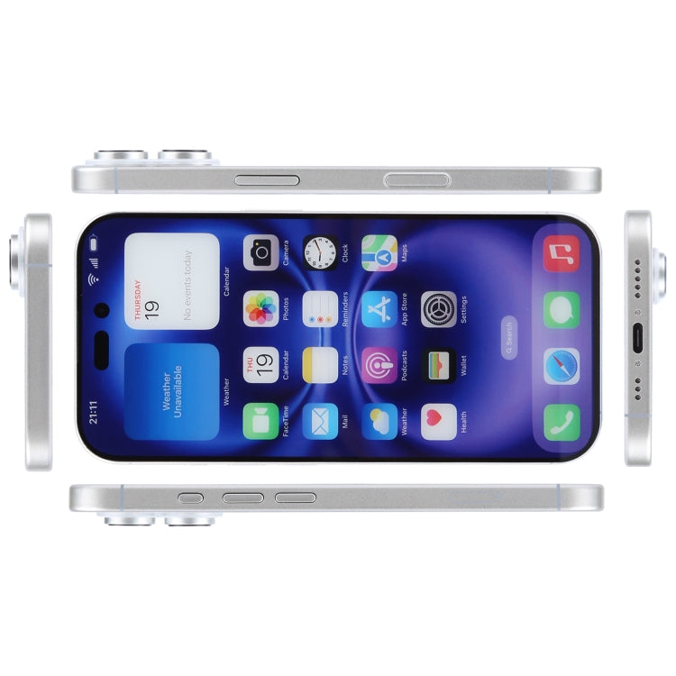 For iPhone 16 Color Screen Non-Working Fake Dummy Display Model