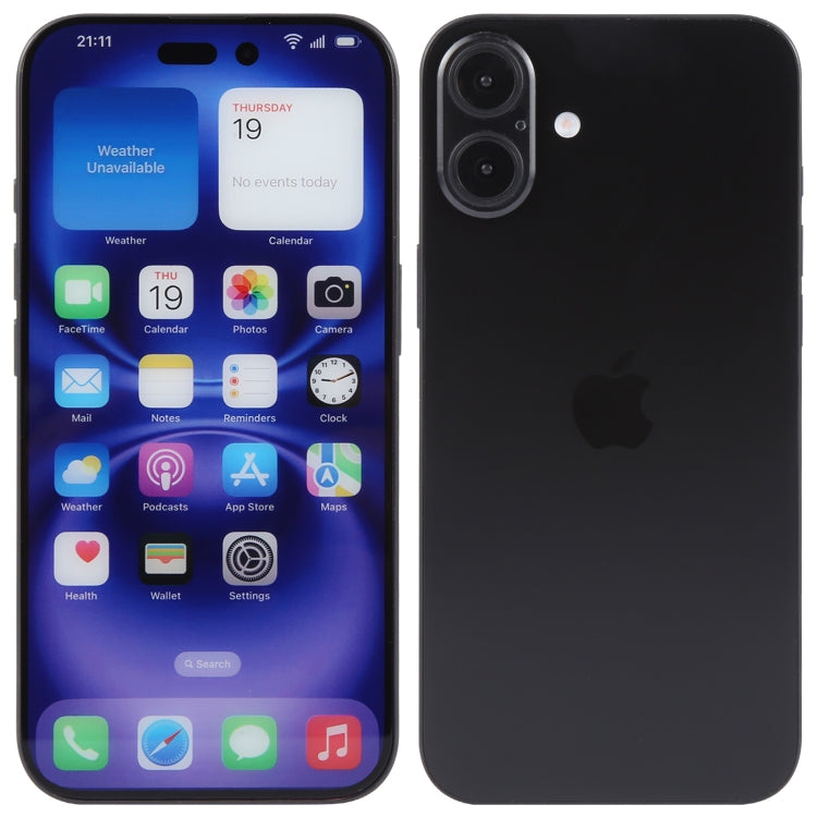 For iPhone 16 Plus Color Screen Non-Working Fake Dummy Display Model