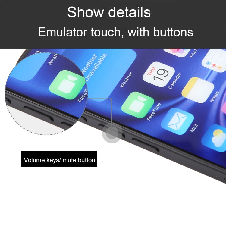 For iPhone 16 Plus Color Screen Non-Working Fake Dummy Display Model