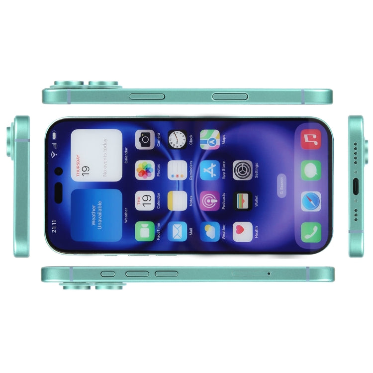 For iPhone 16 Plus Color Screen Non-Working Fake Dummy Display Model