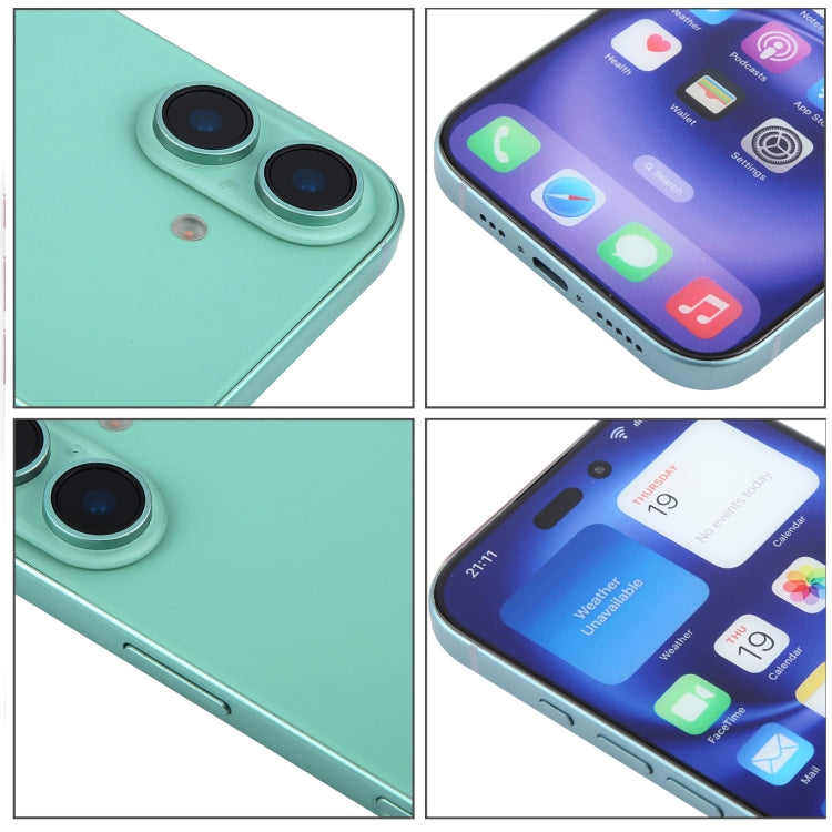 For iPhone 16 Plus Color Screen Non-Working Fake Dummy Display Model