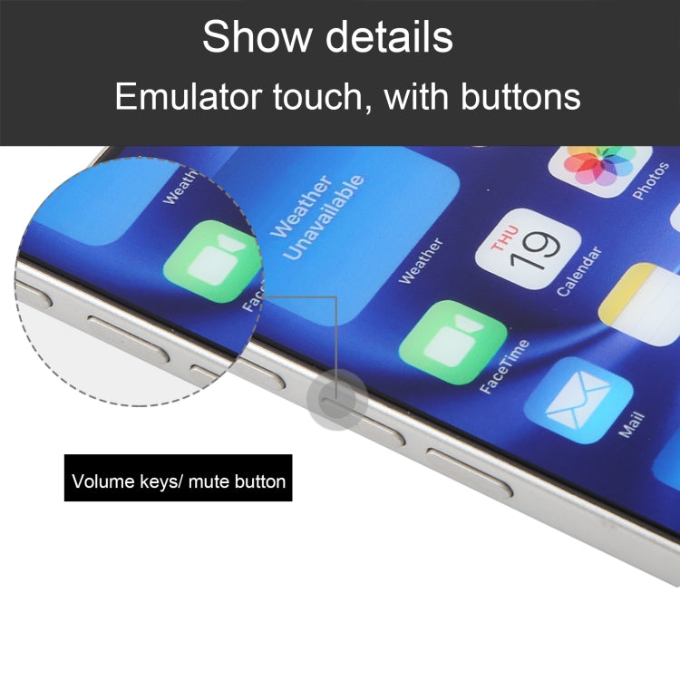 For iPhone 16 Plus Color Screen Non-Working Fake Dummy Display Model