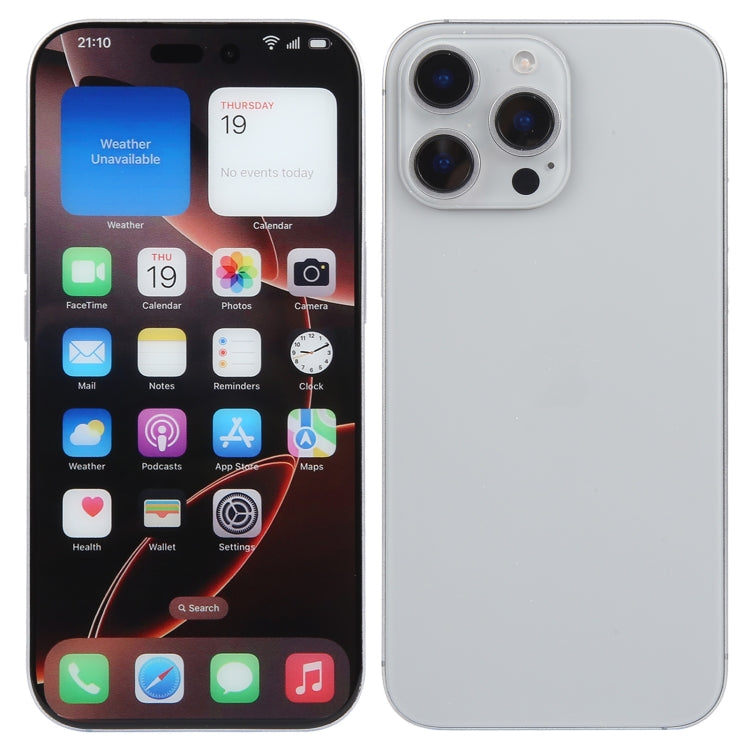 For iPhone 16 Pro Color Screen Non-Working Fake Dummy Display Model