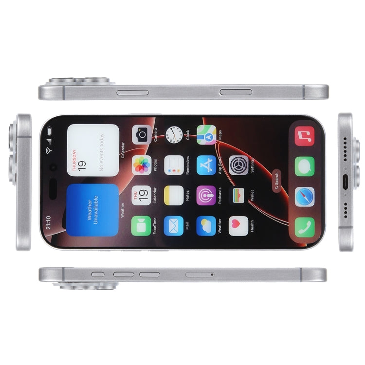 For iPhone 16 Pro Color Screen Non-Working Fake Dummy Display Model