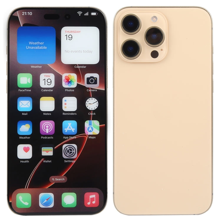 For iPhone 16 Pro Color Screen Non-Working Fake Dummy Display Model
